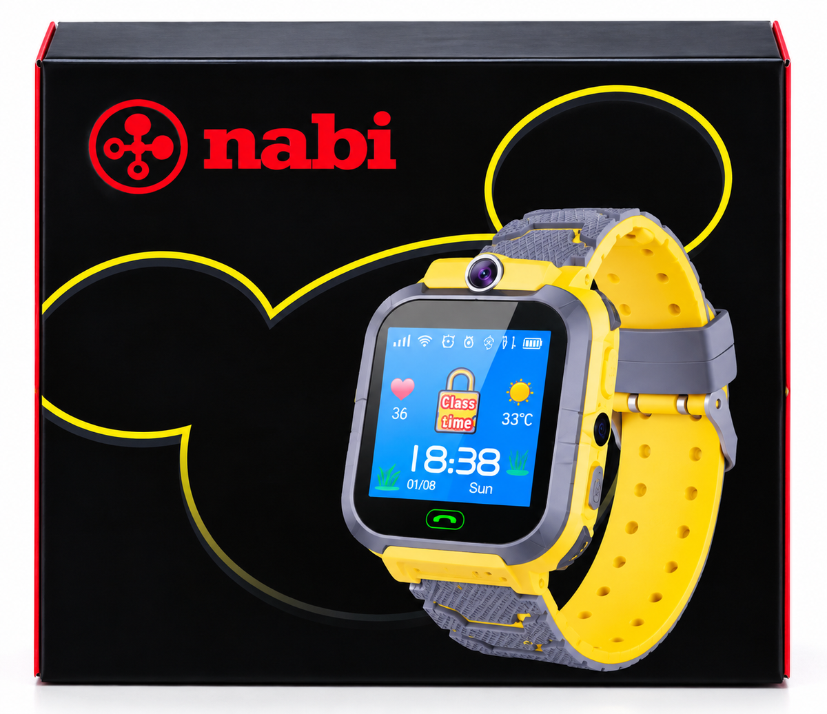 ساعة NABI الذكية للأطفال – GPS وSOS